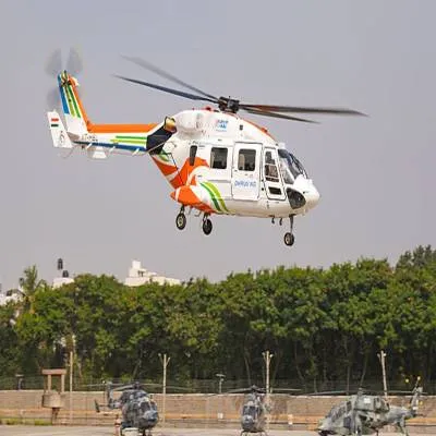 Minister Flags Off HAL’s Dhruv NG Helicopter