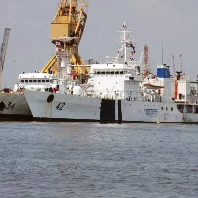 Coast Guard Battles Fire on Drifting Cargo Ship Off Kerala