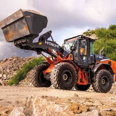 Hitachi displays completely redesigned next-generation wheel loaders