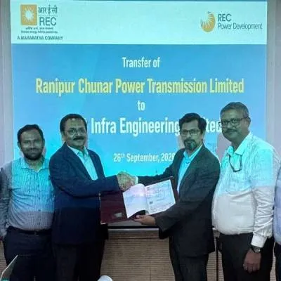 RECPDCL Hands Over UP Transmission SPV to H G Infra
