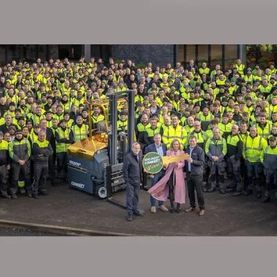 Combilift’s 100,000th forklift raises €100,000 for UNICEF