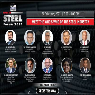 Industry forums to discuss innovation and reengineering in steel