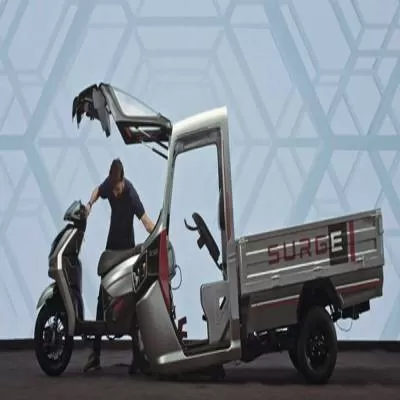 Hero's Surge Reveals Transformative Electric Three-Wheeler