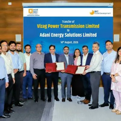 RECPDCL Hands Vizag Transmission SPV to Adani Energy