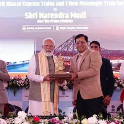 PM Modi Dedicates Rs 8.30 Bn Waterways, Rail Projects in Bengal