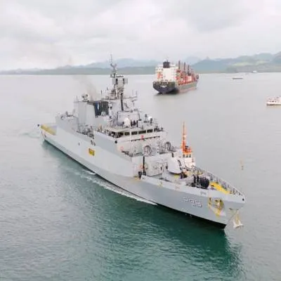 Indian Naval Ship Kadmatt Docks in Fiji for Goodwill Visit