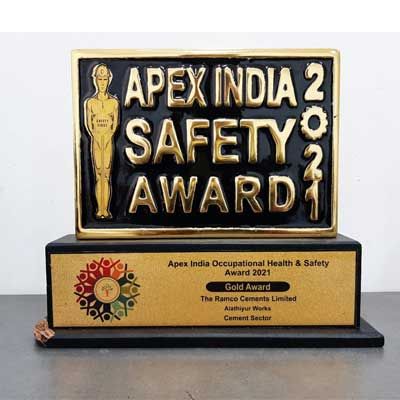 Ramco Cement bags Gold Award in Apex India Occupational Health & Safety Awards 2021 