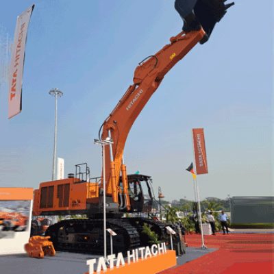Tata Hitachi exhibits powerful mining machines at IMME 2022