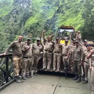 Army Builds Bailey Bridge to Restore Uttarkashi Link