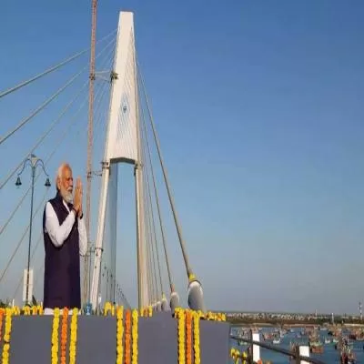 PM Modi Inaugurates India's Longest Cable-Stayed Bridge, Sudarshan Setu