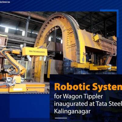 Tata Steel Kalinganagar launches robotic system for Wagon Tippler 