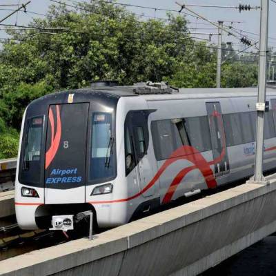 Speed of metro trains increased on Delhi’s airport express line 