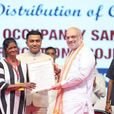 Amit Shah Launches Goa’s Mhaje Ghar Yojana and Development Works