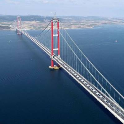 Turkish President Erdogan inaugurates 1915 Canakkale Bridge