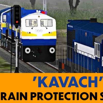 Railways to armour 3000 km of rail route with Kavach system