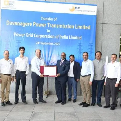 RECPDCL transfers Davanagere transmission SPV to Power Grid