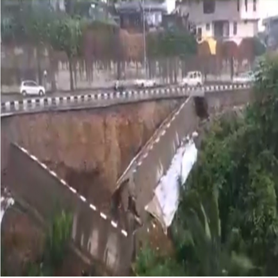 Section of national highway collapses in Arunachal Pradesh