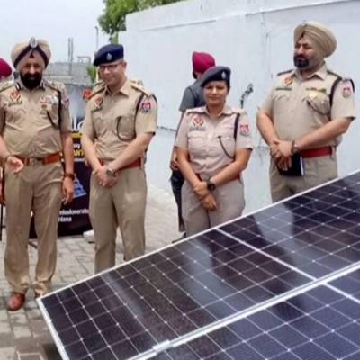 Punjab DGP inaugurates solar power plants at 13 police stations