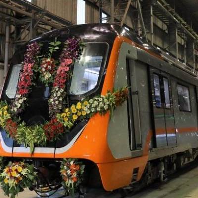 UP CM inaugurates first prototype train for Kanpur and Agra Metro  