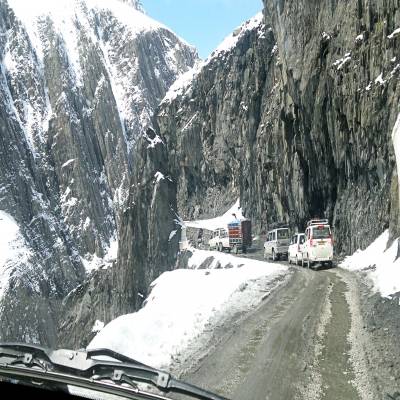 Construction of Zojila tunnel starts. Reduce travel time from 3 hrs to 15 mins. 