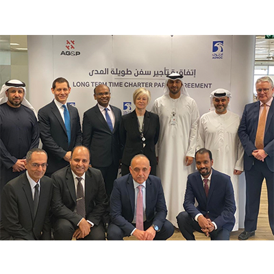 AG&P, ADNOC Logistics and Services sign agreement for the long-term charter of a Floating Storage Unit (FSU) at the new AG&P LNG import facility at Karaikal Port, South India
