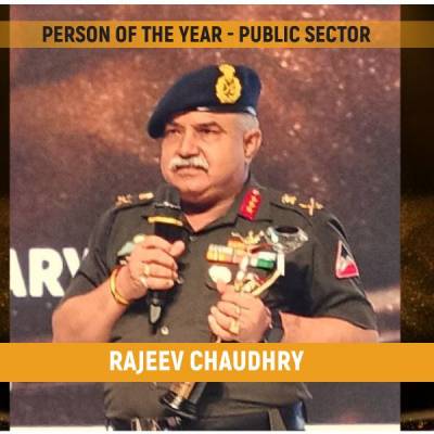 BRO Lt Gen Rajeev Chaudhry is CW Man of the Year - Public Sector