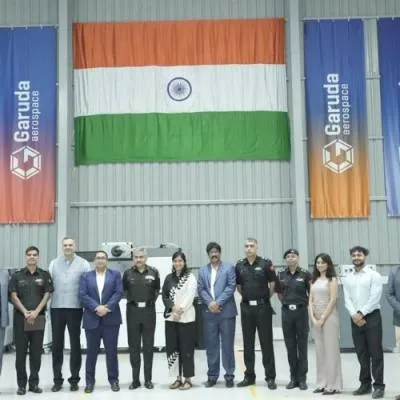 Garuda Aerospace Hosts Army Design Bureau ADG at Chennai Facility