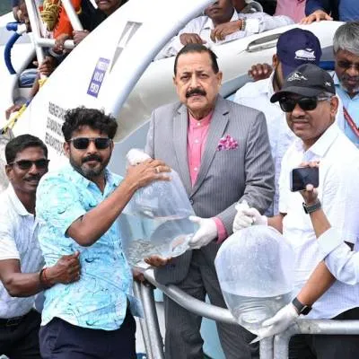 Dr Jitendra Singh Launches India’s First Open-Sea Fish Farming Project