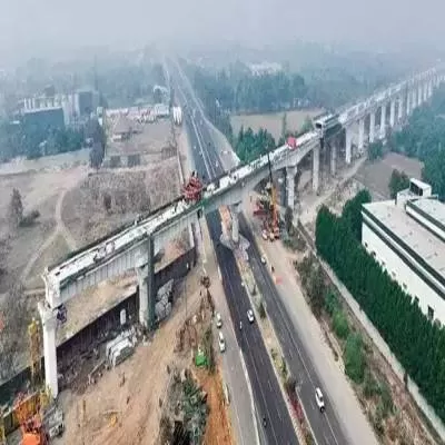 100m Make in India Steel Bridge Installed for Mumbai-Ahmedabad Bullet Train