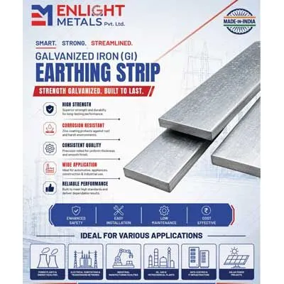 Enlight Metals Adds GI Earthing Strips to Infra Portfolio