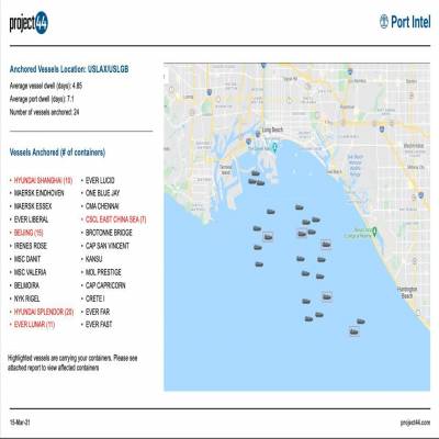 Ocean Insights launches port congestion reporting service