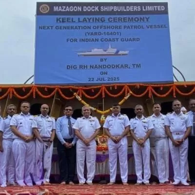 Keel Laid for First Next-Gen Offshore Patrol Vessel at MDL