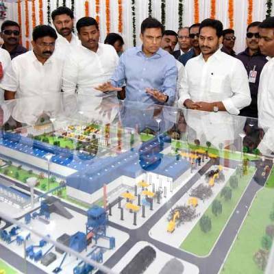 Andhra Pradesh: Construction begins in the JSW Steel plant