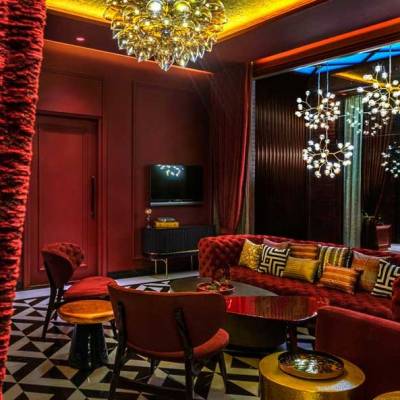 Signature luxury lounge space by Design Atelier