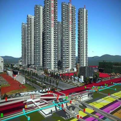HDEC uses BIM to create a digital twin in chinese city of shaoxing and is planned to finish in June 2021.