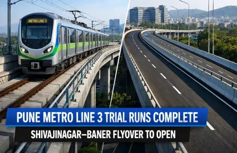 Pune Metro Line Three Trial Runs Finish; Shivajinagar–Baner Flyover To Open