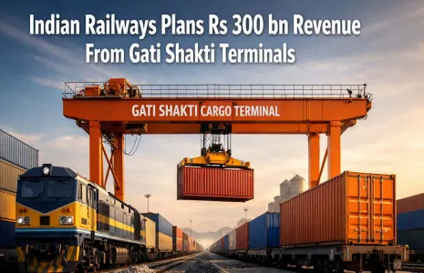 Indian Railways Plans Rs 300 bn Revenue From Gati Shakti Terminals