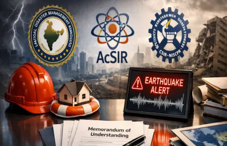 NDMA, AcSIR and CSIR–NIScPR Sign MoU to Strengthen Disaster Research