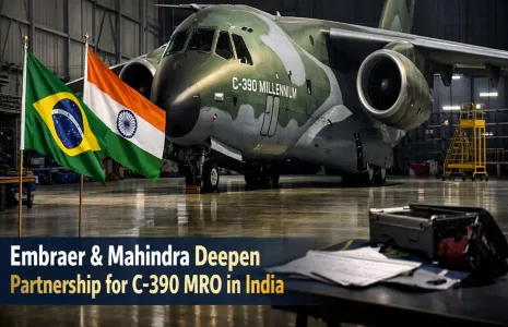 Embraer And Mahindra Deepen Partnership For C-390 MRO In India