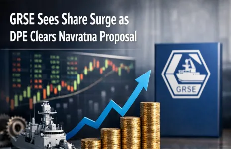 GRSE Sees Share Surge as DPE Clears Navratna Proposal
