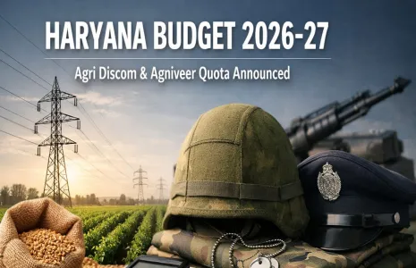 Haryana Budget 2026–27 Unveils Agri Discom and Agniveer Quota
