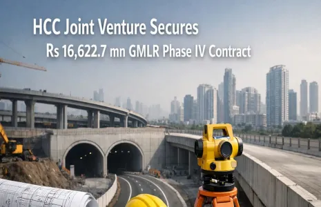 HCC Joint Venture Secures Rs 16,622.7 mn GMLR Phase IV Contract