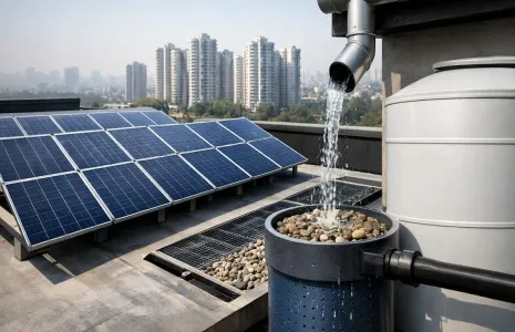 Ghaziabad Mandates Rooftop Solar And Rainwater Harvesting