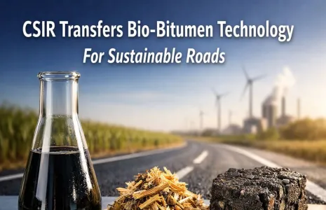 CSIR Transfers Bio-Bitumen Technology For Sustainable Roads
