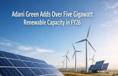 Adani Green Adds Over Five Gigawatt Renewable Capacity In FY26