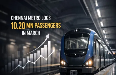 Chennai Metro Logs 10.20 Mn Passengers In March