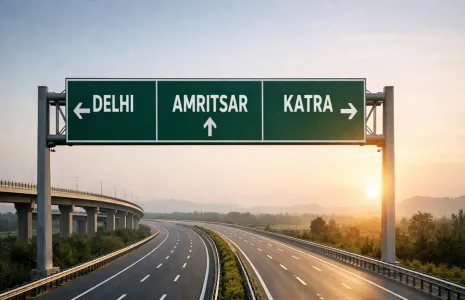 Delhi-Amritsar-Katra Expressway Ready From Balsua To Raya
