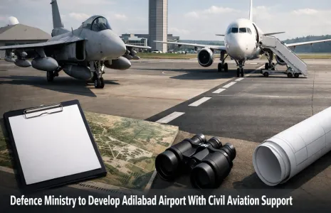 Defence Ministry to Develop Adilabad Airport With Civil Aviation Support