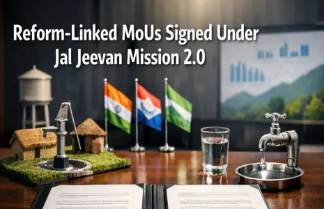 Reform Linked MoUs Signed Under Jal Jeevan Mission 2.0