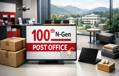Scindia Inaugurates 100th N-Gen Post Office At NEHU Shillong